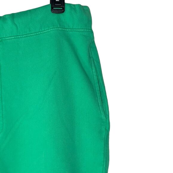 Sandrine Rose Green Oversized Cropped Sweatpants Side Pocket Women XS NWT - Picture 6 of 11